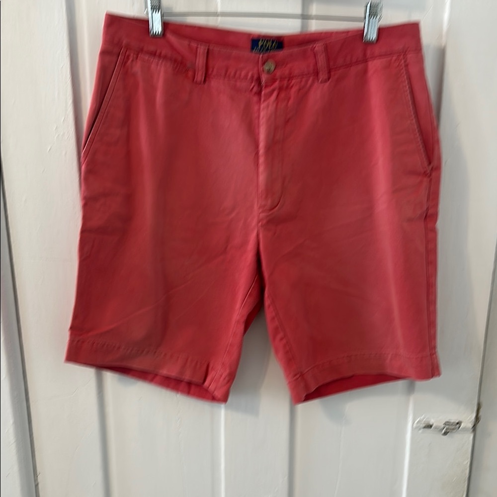 Polo by Ralph Lauren Red Flat Front Shorts